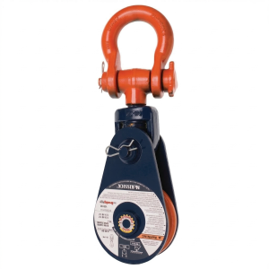 גלגלת כבל פלדה נפתחת - ראש שקל